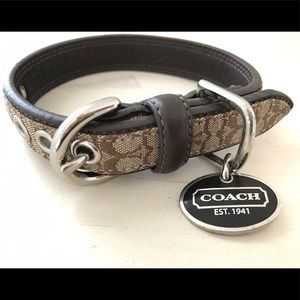 COACH SMALL DOG COLLAR
